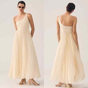 Anthropologie Let me Be Maxi Dress Small Wedding Bridal Elegant Chic Cream White
